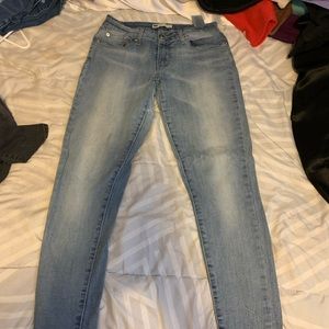 Women’s Levi’s.